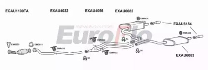 Система выпуска ОГ EuroFlo AUA620D 3001A